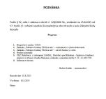 Název akce: Pozvánka na zastupitelstvo, datum akce: průběžně - průběžně