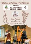 Název akce: Koncert Bárka, datum akce: 27.08.2026 - čtvrtek