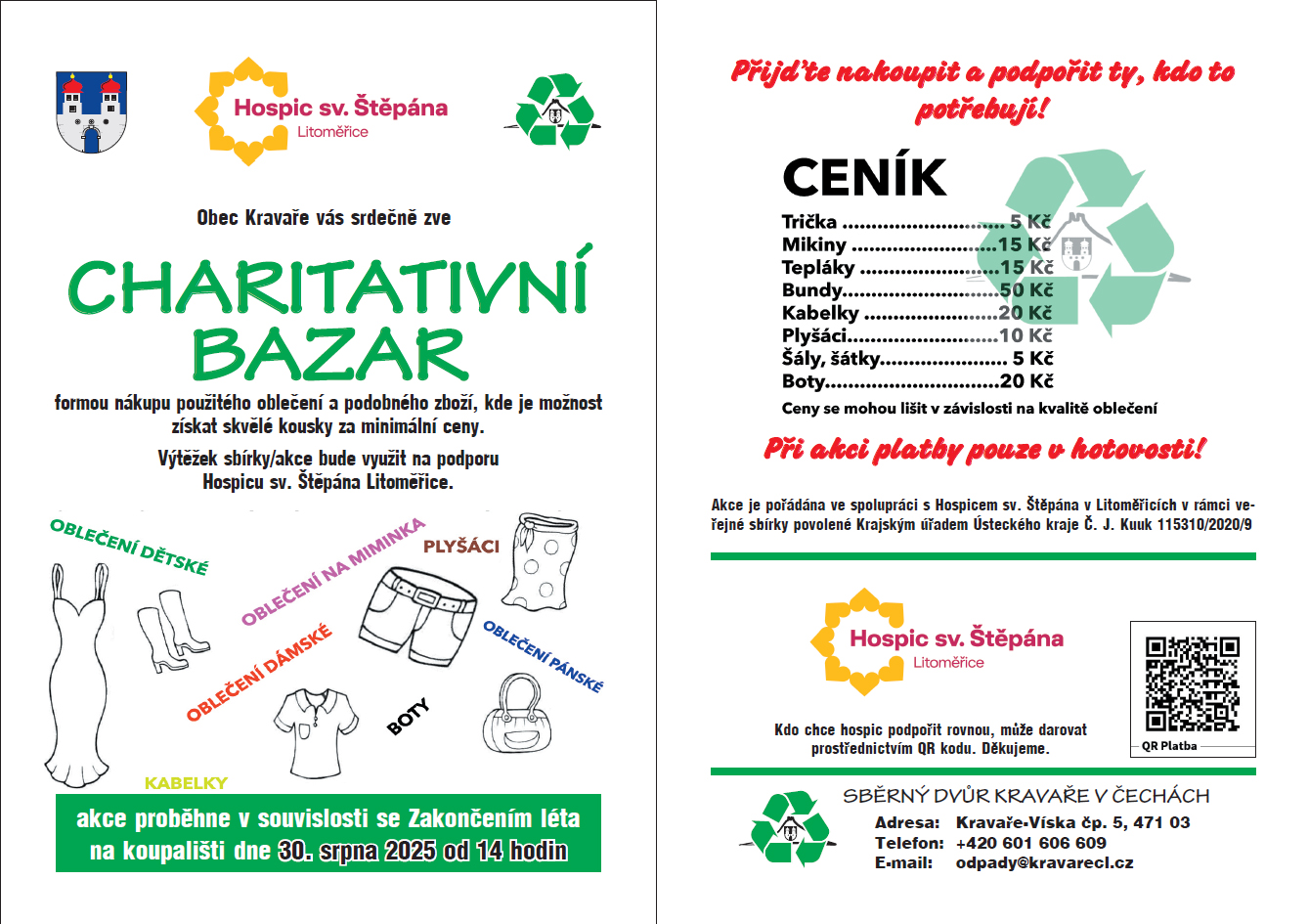 leták charit_bazar 2025 new