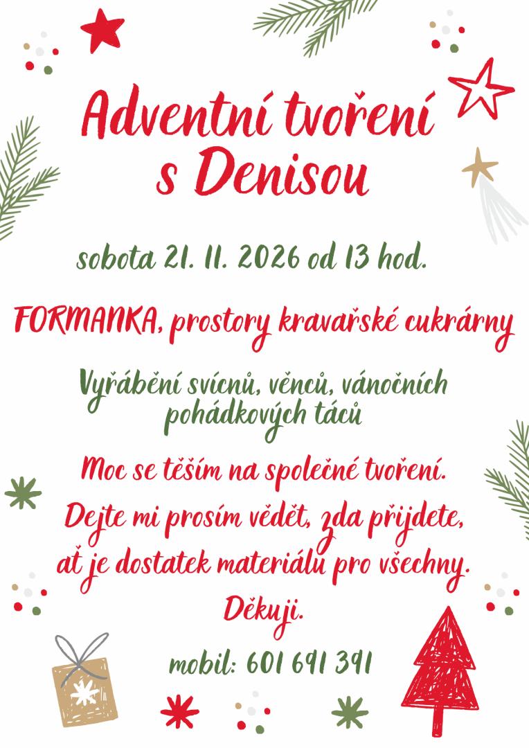 Adventní tvořeí s Denisou