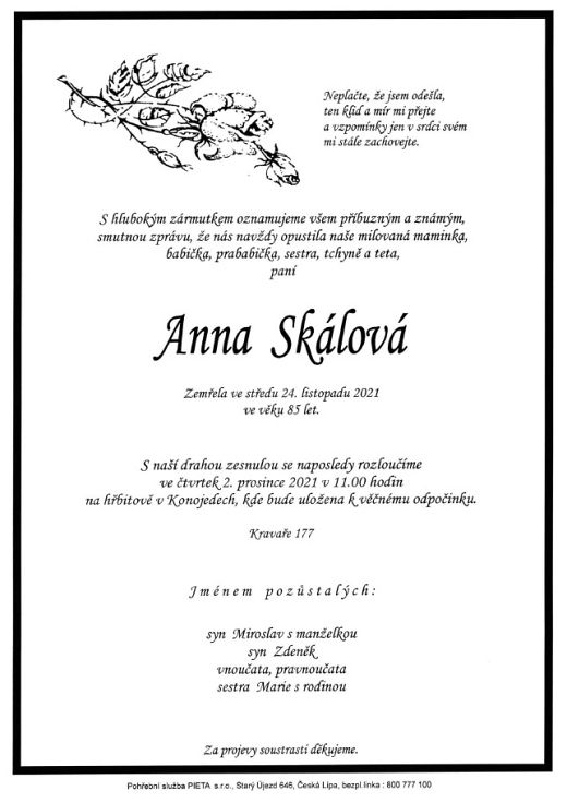 Anna Skálová