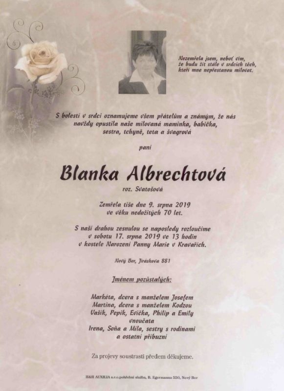 Blanka Albrechtová